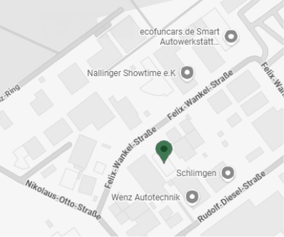 Standort der Kanzlei auf einer karte